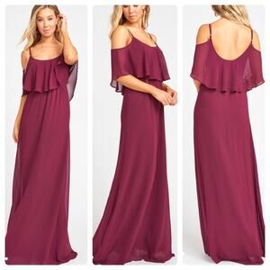 NWOT Show Me Your Mumu Caitlin Ruffle Maxi Dress